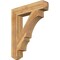Ekena Millwork Balboa Craftsman Rough Sawn Bracket, Western Red Cedar, 6"W x 32"D x 38"H BKT06X32X38BOA04RWR - alternate 1